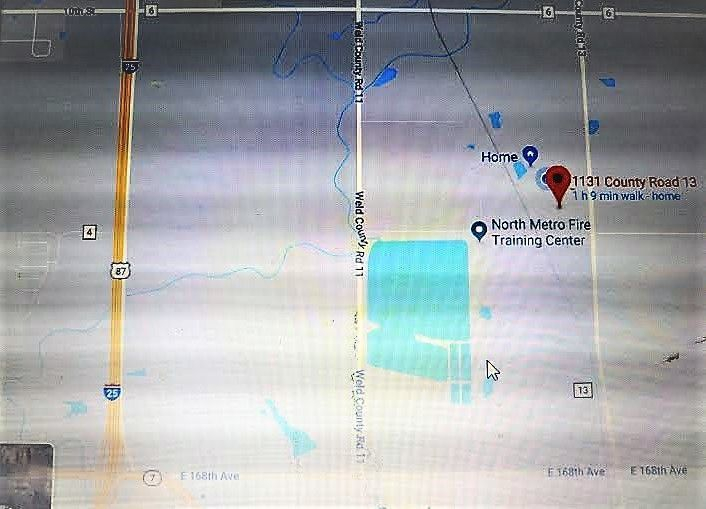 Map showing location of Denver's Fairytail Carriage Company near Brighton, CO